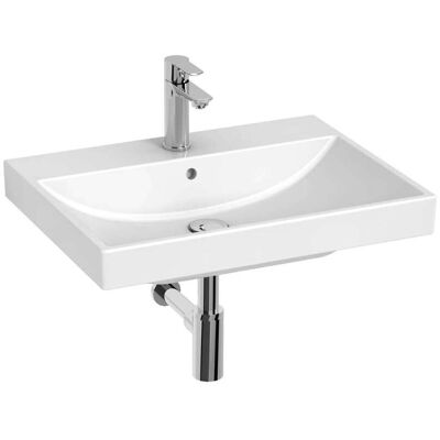Jika Cubito Style - Lavabo De 45 X 34 Cm, Con Rebosadero, Con Orificio Para El Grifo, Blanco H8154400001041 Jika Cubito Style - Lavabo De 45 X 34 Cm, Con Rebosadero, Con Orificio Para El Grifo, Blanco H8154400001041