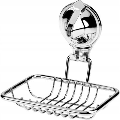 SHUMEE Jabonera De Pared Galicja Forte, Metal Plateado, 1 Unidad. SHUMEE Jabonera De Pared Galicja Forte, Metal Plateado, 1 Unidad.