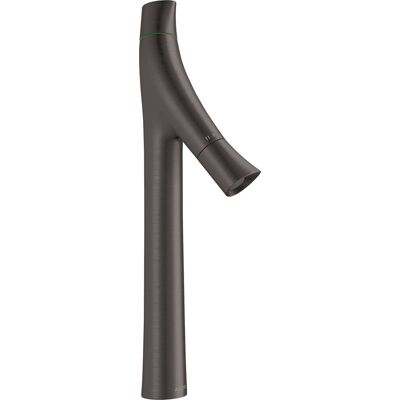 Hansgrohe AXOR Starck Organic - Mezclador de lavabo de 2 manijas - Cromo negro cepillado Hansgrohe AXOR Starck Organic - Mezclador de lavabo de 2 manijas - Cromo negro cepillado