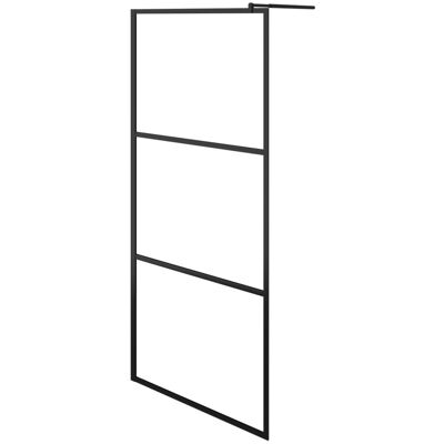HELLOSHOP26 Mampara De Ducha De Cristal Mampara De Ducha Cabina De Ducha Pared De Ducha Baño Interior Esg Negro 90 X 195 Cm 020002133 HELLOSHOP26 Mampara De Ducha De Cristal Mampara De Ducha Cabina De Ducha Pared De Ducha Baño Interior Esg Negro 90 X 195 Cm 020002133