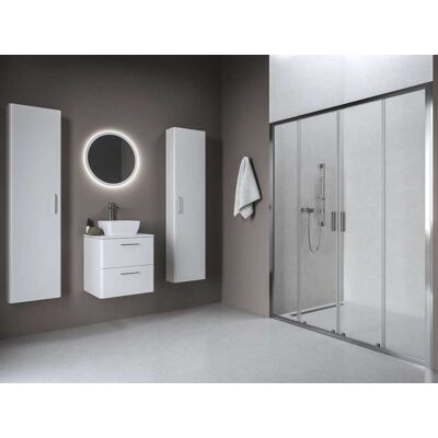 Ravak Blix Ii - Puerta De Ducha De Doble Hoja Nbldp4-130, 130x195 Cm, Cromo/vidrio Transparente 0ymj0c00z1 Ravak Blix Ii - Puerta De Ducha De Doble Hoja Nbldp4-130, 130x195 Cm, Cromo/vidrio Transparente 0ymj0c00z1