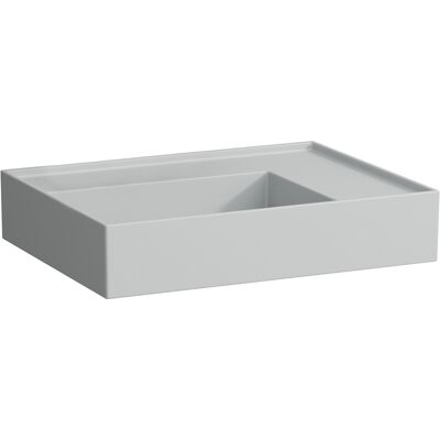 Lavabo Laufen H8103347591121 - 60x46cm, gris, Sin agujero para grifo Lavabo Laufen H8103347591121 - 60x46cm, gris, Sin agujero para grifo