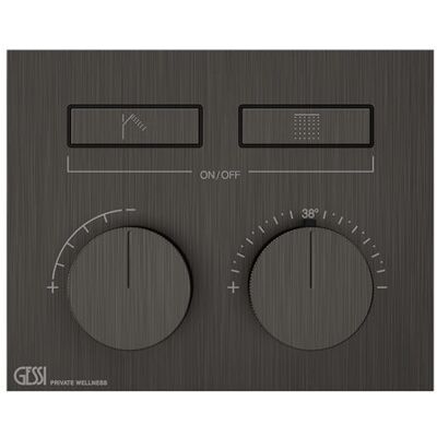 Gessi - HI-FI - Termostato empotrado - 2 salidas - Termostato Gessi - HI-FI - Termostato empotrado - 2 salidas - Termostato