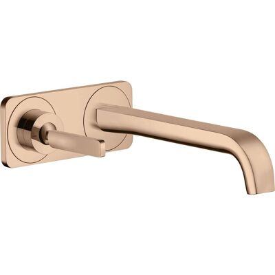 Grifo de lavabo empotrado Axor Citterio E de Hansgrohe - Oro Rojo Pulido Grifo de lavabo empotrado Axor Citterio E de Hansgrohe - Oro Rojo Pulido