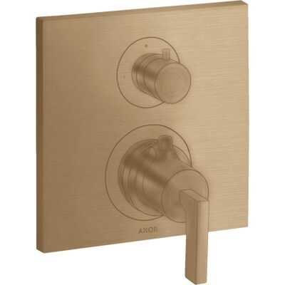 Termostato Axor Citterio - Bronce Cepillado - 2 Consumidores Termostato Axor Citterio - Bronce Cepillado - 2 Consumidores