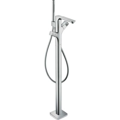 Hansgrohe Axor Urquiola Mezclador de baño termostático - Piso, Oro cepillado, Válvula cerámica Hansgrohe Axor Urquiola Mezclador de baño termostático - Piso, Oro cepillado, Válvula cerámica