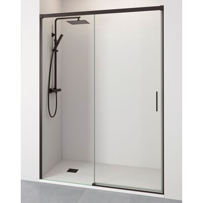 Bathme - Nixon - Negro - 149-154 cm - Mampara de ducha Bathme - Nixon - Negro - 149-154 cm - Mampara de ducha