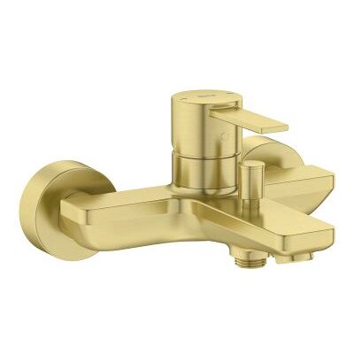 Roca - A5a025fva0 Targa Grifo Monomando Para Baño-ducha Con Inversor Automático Oro Cepillado - Ref: A5a025fva0 Roca - A5a025fva0 Targa Grifo Monomando Para Baño-ducha Con Inversor Automático Oro Cepillado - Ref: A5a025fva0