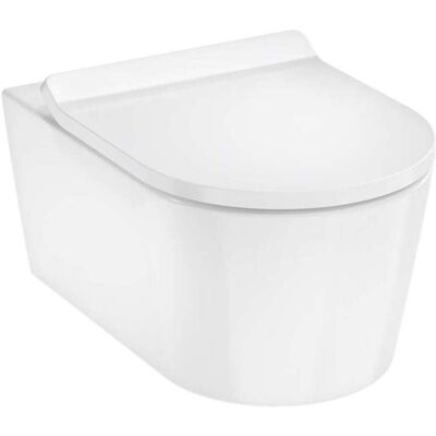 Hansgrohe EluPura S Inodoro Suspendido - Cerámica, Blanco, 540x360mm Hansgrohe EluPura S Inodoro Suspendido - Cerámica, Blanco, 540x360mm