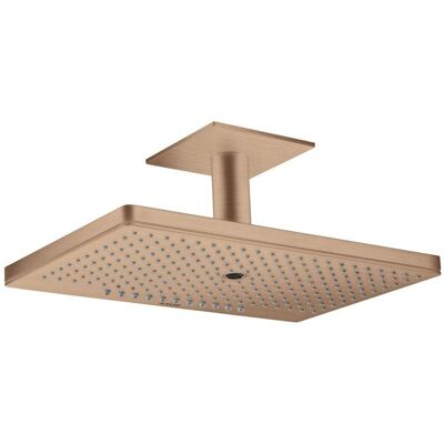 Cabezal de ducha en oro rojo cepillado montaje en techo - ShowerSolutions Cabezal de ducha en oro rojo cepillado montaje en techo - ShowerSolutions