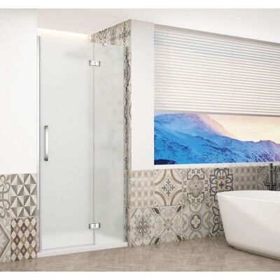 Gelco Trinity - Porta Doccia 120 Cm, Destra, Vetro Satinato/cromo Gt1212mr-ch Gelco Trinity - Porta Doccia 120 Cm, Destra, Vetro Satinato/cromo Gt1212mr-ch