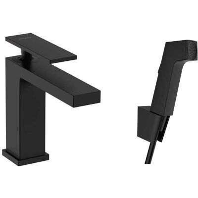 Hansgrohe Tecturis e - Grifo de lavabo - Push-Open, EcoSmart, Negro mate Hansgrohe Tecturis e - Grifo de lavabo - Push-Open, EcoSmart, Negro mate