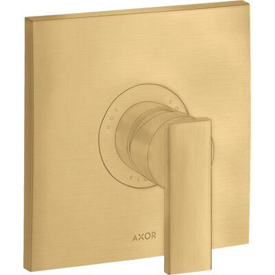 Mezclador de ducha monomando Axor Citterio - Oro Cepillado - Empotrado Mezclador de ducha monomando Axor Citterio - Oro Cepillado - Empotrado