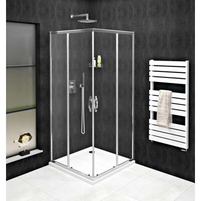 Gelco Sigma Simply - Box Doccia 90x90 Cm, Vetro Trasparente/cromo Gs2190gs2190 Gelco Sigma Simply - Box Doccia 90x90 Cm, Vetro Trasparente/cromo Gs2190gs2190