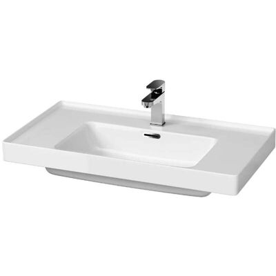 Lavabo Cersanit Crea - 80 cm, Sobresaliente, Orificio para grifo - Lavabo Lavabo Cersanit Crea - 80 cm, Sobresaliente, Orificio para grifo - Lavabo