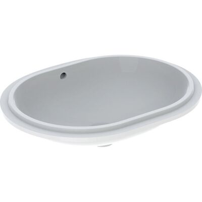 Lavabo de encimera elliptico VariForm de Keramag - 550x400mm - Blanco Lavabo de encimera elliptico VariForm de Keramag - 550x400mm - Blanco