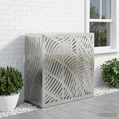 Vidaxl Funda Para Aire Acondicionado Plateado 110 X 50 X 105 Cm Vidaxl Funda Para Aire Acondicionado Plateado 110 X 50 X 105 Cm