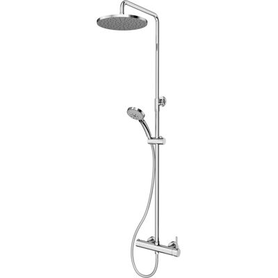 Presto Theo Columna Ducha Monomando Mezcladora Rociador 200 Mm Abs Y Flexo Inox Presto Theo Columna Ducha Monomando Mezcladora Rociador 200 Mm Abs Y Flexo Inox