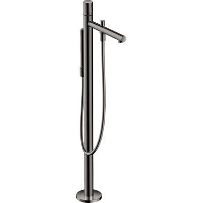 Hansgrohe Axor Uno Mezclador de bañera de suelo - Cromo negro pulido Hansgrohe Axor Uno Mezclador de bañera de suelo - Cromo negro pulido
