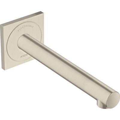 Hansgrohe AXOR Uno Mezclador Electrónico para lavabo - Níquel Cepillado Hansgrohe AXOR Uno Mezclador Electrónico para lavabo - Níquel Cepillado