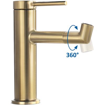 Auralum - Grifo Lavabo Con Caño Giratorio A 360, Lonheo Mezclador Monomando Para Lavabo Baño Con Aireador Desmontable, Grifo De Lavabo Para Agua Caliente Y Fría Regulables Auralum - Grifo Lavabo Con Caño Giratorio A 360, Lonheo Mezclador Monomando Para Lavabo Baño Con Aireador Desmontable, Grifo De Lavabo Para Agua Caliente Y Fría Regulables