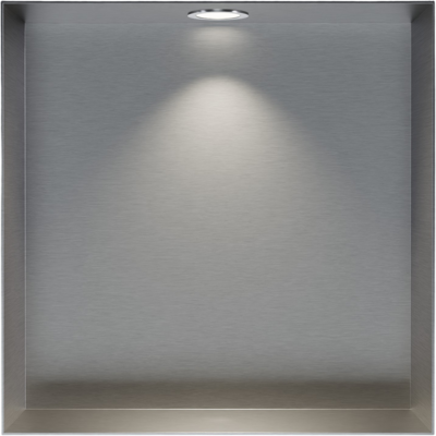 Cabina De Ducha De Acero Inoxidable Con Led, Repisa De Ducha Empotrada - 20x30x10cm (alxanxpr) - Acero Cepillado, 1x Foco Cromado - Bernstein Cabina De Ducha De Acero Inoxidable Con Led, Repisa De Ducha Empotrada - 20x30x10cm (alxanxpr) - Acero Cepillado, 1x Foco Cromado - Bernstein