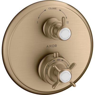Hansgrohe Axor Montreux Termostato - Bronce Cepillado - Empotrado Hansgrohe Axor Montreux Termostato - Bronce Cepillado - Empotrado