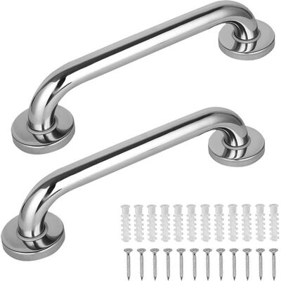 OEM Barras De Agarre Seguras Para Baño Y Aseo, Barra De Agarre Antideslizante Para Ducha Personas Mayores Soportes Acero Inoxidable 40 Cm, 2 Piezas OEM Barras De Agarre Seguras Para Baño Y Aseo, Barra De Agarre Antideslizante Para Ducha Personas Mayores Soportes Acero Inoxidable 40 Cm, 2 Piezas