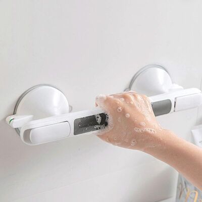 ECHOO Barra De Agarre Con Ventosa, 2 Piezas, Asa De Ducha, Asa De Seguridad, Soporte De Baño, Asa De Ducha, Para Baño, Ducha, Niños Y Personas Mayores. ECHOO Barra De Agarre Con Ventosa, 2 Piezas, Asa De Ducha, Asa De Seguridad, Soporte De Baño, Asa De Ducha, Para Baño, Ducha, Niños Y Personas Mayores.