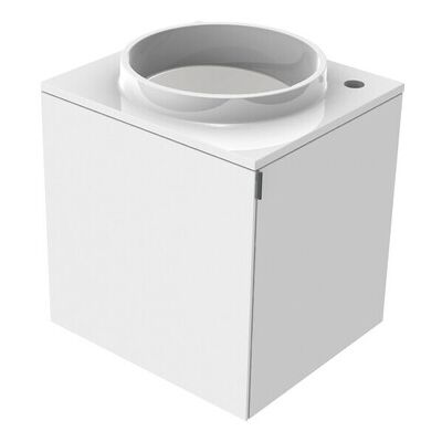 Lavabo Emco 958227410 Montado en pared - Agujero para grifo a la derecha Lavabo Emco 958227410 Montado en pared - Agujero para grifo a la derecha