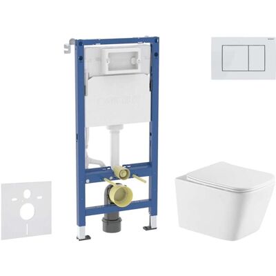 Geberit Duofix - Conjunto De Instalación Empotrada, Inodoro Arkas I Y Asiento Softclose, Pulsador Delta30, Blanco Alpino Sani11ca31149 Geberit Duofix - Conjunto De Instalación Empotrada, Inodoro Arkas I Y Asiento Softclose, Pulsador Delta30, Blanco Alpino Sani11ca31149