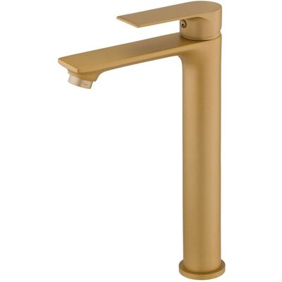 Grifo Eurosanit Nytia - Caño Alto en Latón - Acabado Dorado - Grifo para Lavabo Grifo Eurosanit Nytia - Caño Alto en Latón - Acabado Dorado - Grifo para Lavabo