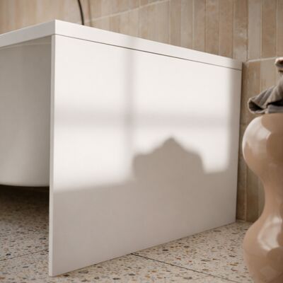 AURLANE Faldón De Bañera Blanco Mate 80x50 Cm - 100% Acrílico AURLANE Faldón De Bañera Blanco Mate 80x50 Cm - 100% Acrílico