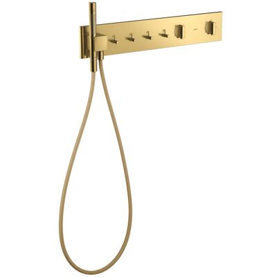 Hansgrohe AXOR ShowerComposition Módulo Termostato - Oro - Módulo de Ducha Hansgrohe AXOR ShowerComposition Módulo Termostato - Oro - Módulo de Ducha