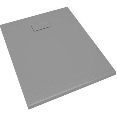 Helloshop26 - SMC 100x80 cm - Gris - 2,6 cm - Plato de ducha Helloshop26 - SMC 100x80 cm - Gris - 2,6 cm - Plato de ducha