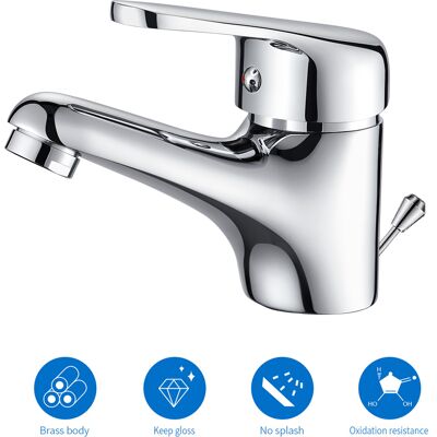 AURALUM Auralum Mezclador monomando de baño con acabado en cromo - Grifo AURALUM Auralum Mezclador monomando de baño con acabado en cromo - Grifo