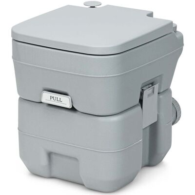 HELLOSHOP26 Inodoro Químico Portátil De 36 X 35 X 42 Cm Depósito De 20 L Ligero Y Práctico Fabricado En Hdpe Gris 200019340 HELLOSHOP26 Inodoro Químico Portátil De 36 X 35 X 42 Cm Depósito De 20 L Ligero Y Práctico Fabricado En Hdpe Gris 200019340