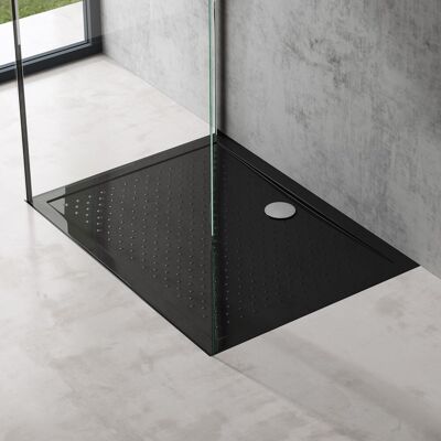 DOPORRO - AL01 - Negro - 90x100x4cm - Plato Ducha DOPORRO - AL01 - Negro - 90x100x4cm - Plato Ducha