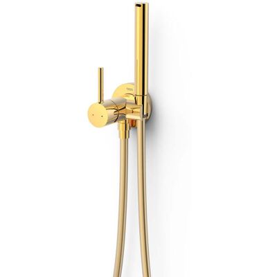 Grifería Tres Estudio Oro 24K Grifo Inodoro - Ducha, Caliente y Frío Grifería Tres Estudio Oro 24K Grifo Inodoro - Ducha, Caliente y Frío