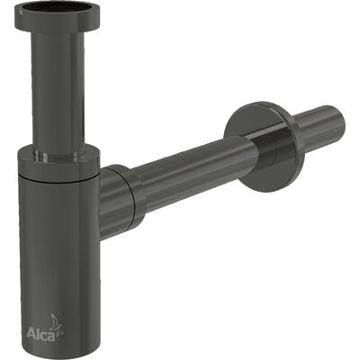 Alcaplast - Alca Sifón Para Lavabo Dn32, Gun Metal (a400-gm-p) Alcaplast - Alca Sifón Para Lavabo Dn32, Gun Metal (a400-gm-p)