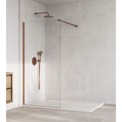 Mampara De Ducha Fija Screen Cobre Transparente 86,5-88 Cm - Gme Mampara De Ducha Fija Screen Cobre Transparente 86,5-88 Cm - Gme