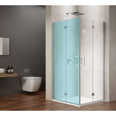 Gelco Loro - Porte Per Doccia Pieghevoli Da 80 Cm, Vetro Trasparente/cromo Gn4780 Gelco Loro - Porte Per Doccia Pieghevoli Da 80 Cm, Vetro Trasparente/cromo Gn4780