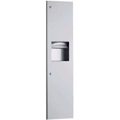 Mediclinics - Dte0050cs Dispensador De Papel Toalla Y Papelera De Acero Inox Aisi 304 Acabado Satinado - Ref: Dte0050cs Mediclinics - Dte0050cs Dispensador De Papel Toalla Y Papelera De Acero Inox Aisi 304 Acabado Satinado - Ref: Dte0050cs