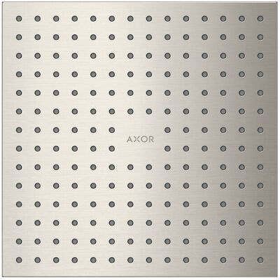 Hansgrohe Axor Cabezal de Ducha - 250x250mm, 2 Chorros, Montaje en Techo, Óptica de Acero Inoxidable Hansgrohe Axor Cabezal de Ducha - 250x250mm, 2 Chorros, Montaje en Techo, Óptica de Acero Inoxidable