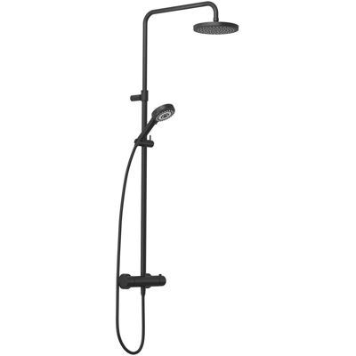 Sistema de Ducha Dual Kludi DIVE S 3S - Negro Mate Sistema de Ducha Dual Kludi DIVE S 3S - Negro Mate