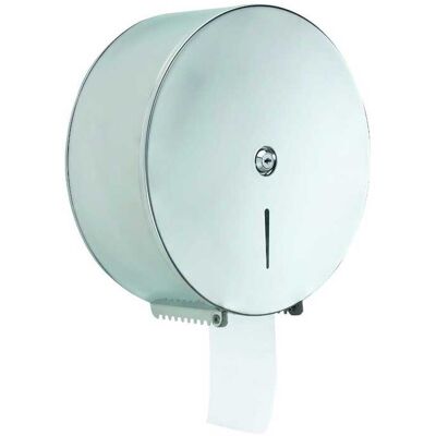 KIAMAMI VALENTINA Dispensador De Rollo De Papel Higiénico Máx. 26 Cm Con Cierre De Seguridad Cromo Pulido Acero Inoxidable KIAMAMI VALENTINA Dispensador De Rollo De Papel Higiénico Máx. 26 Cm Con Cierre De Seguridad Cromo Pulido Acero Inoxidable