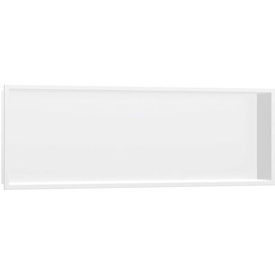 Hansgrohe XtraStoris Nicho de Pared - Acero Inoxidable, Blanco Mate Hansgrohe XtraStoris Nicho de Pared - Acero Inoxidable, Blanco Mate