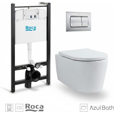 ROCA - Bastidor Geberit Duofix - Cisterna oculta - Delta 01 - Marco de inodoro ROCA - Bastidor Geberit Duofix - Cisterna oculta - Delta 01 - Marco de inodoro
