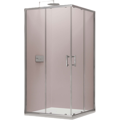 Bernstein EX506 Mampara de ducha esquina vidrio nano 6mm - 90x90x195cm Bernstein EX506 Mampara de ducha esquina vidrio nano 6mm - 90x90x195cm