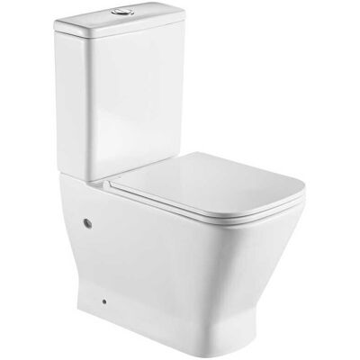 Aquore - Inodoro Wc Rhodas Completo Btw Compacto – Rimless Doble Descarga Aquore - Inodoro Wc Rhodas Completo Btw Compacto – Rimless Doble Descarga